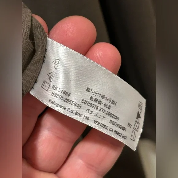 Patagonia Morning Glory Dress In Brown Performance Fabric , Large - Picture 10 of 10